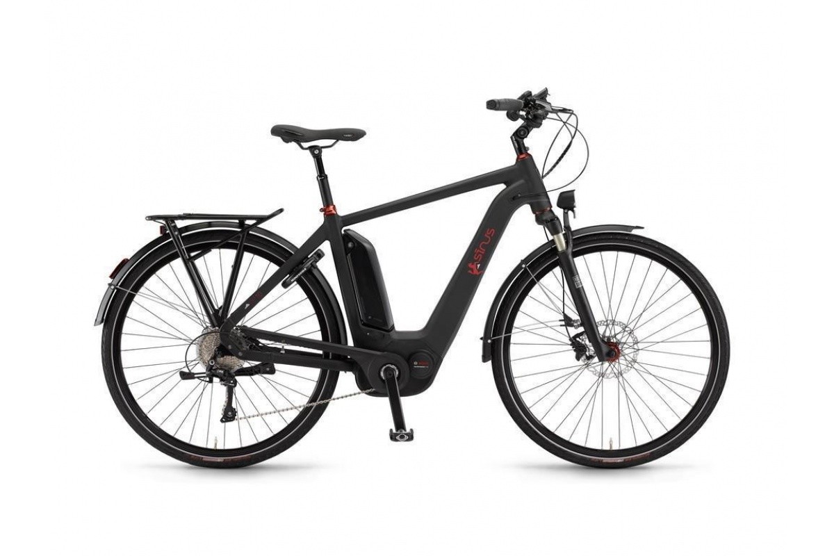 Sinus Fahrrad Ena10 Herren 500Wh 28 Zoll 10G XT schwarz